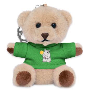 Hamster Lutscher - Teddy Schlüsselanhänger - Grün - Vorne