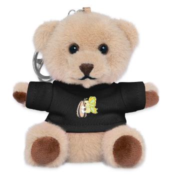 Schmetterling Samen - Teddy Schlüsselanhänger - Schwarz - Vorne