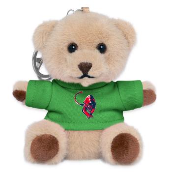 Red Panther - Teddy Keyring - green - Front