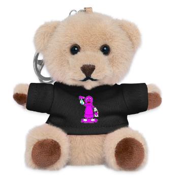 Chess piece pawn chess - Teddy Keyring - black - Front
