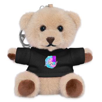 Girl - 10th Birthday Mermaid - Daughter - Teddy Keyring - black - Front