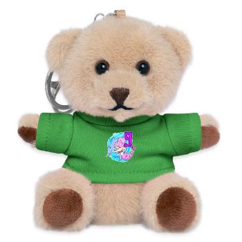 Girl - 9th Birthday Mermaid - Daughter - Teddy Keyring - green - Front