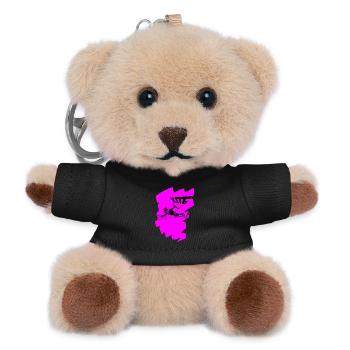 Pink Kite - Teddy Schlüsselanhänger - Schwarz - Vorne