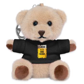 Le Maçon Sonde Toujours - Teddy Schlüsselanhänger - Schwarz - Vorne