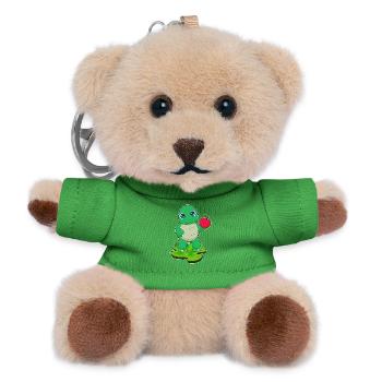Turtle Apple - Teddy Keyring - green - Front