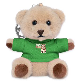Worlds Okayest Mom Capybara Funny Mom Design - Porte-clés ourson - vert - Devant