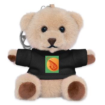 Maximalist Shrimp - Teddy Keyring - black - Front