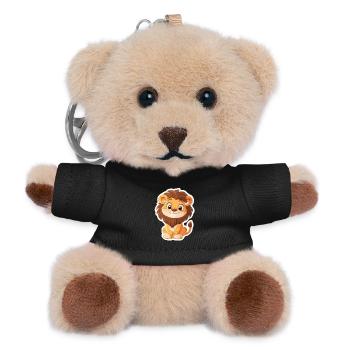 Lion - Porte-clés ourson - noir - Devant