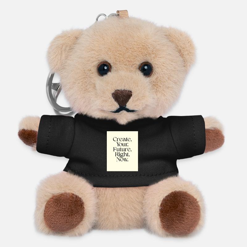 Create your future now Typography - Teddy Keyring - black
