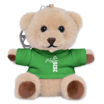 Master passed 2026 - Exam - Success - Teddy Keyring - green - Front