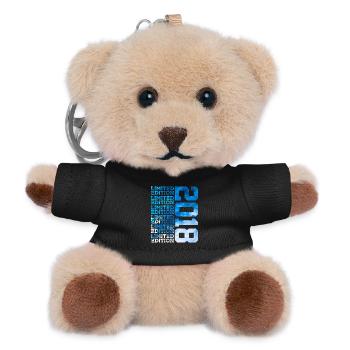 LIMITED EDITION 2018 8 JAHRE 8. GEBURTSTAG - Teddy Schlüsselanhänger - Schwarz - Vorne