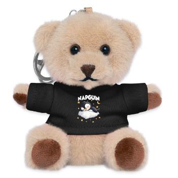 Chemises de nuit Penguin Napguin Drôle de nuit - Porte-clés ourson - noir - Devant