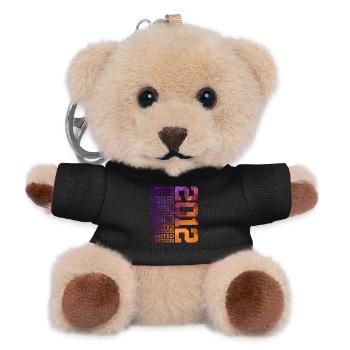 14 Jahre LIMITED EDITION 2012 14. Geburtstag - Teddy Schlüsselanhänger - Schwarz - Vorne