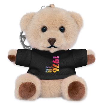 Cadeau D'anniversaire Janvier 1976 Anniversaire  - Porte-clés ourson - noir - Devant