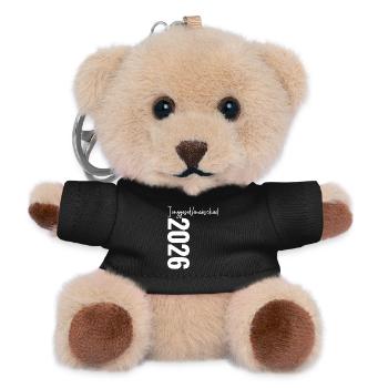 Bachelor party 2026 - Teddy Keyring - black - Front