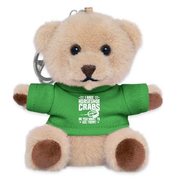 Chelicerate Hufeisenkrabben-Stofftier - Teddy Schlüsselanhänger - Grün - Vorne