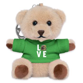 Rat Rat - Teddy Keyring - green - Front