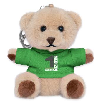 1. Staatsexamen Medizin - Teddy Schlüsselanhänger - Grün - Vorne