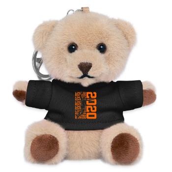 LIMITED EDITION 2020 BASKETBALL 6. GEBURTSTAG - Teddy Schlüsselanhänger - Schwarz - Vorne