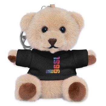 30ème Anniversaire Homme Femme 30 ans 1996 Cadeau - Porte-clés ourson - noir - Devant