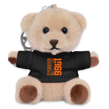 LIMITED EDITION 1966 BASKETBALL 60. GEBURTSTAG - Teddy Schlüsselanhänger - Schwarz - Vorne