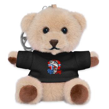 Norway Fishermen Fish Fishing Anglers Norway - Teddy Keyring - black - Front