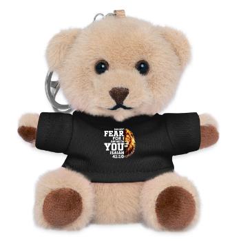 Do Not Fear For I Am With You Isaiah 41:10 Judah - Teddy Keyring - black - Front