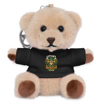 Faisons du tribol | La fête du crâne de Saint-Patrick - Porte-clés ourson - noir - Devant