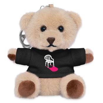 Monobloc – design classics for every occasion - Teddy Keyring - black - Front