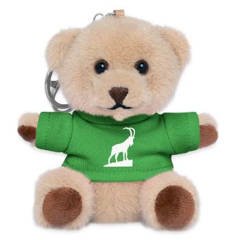 Alpine Bock Silhouette - Porte-clés ourson - vert - Devant