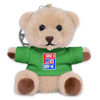 Have A Nice Day Funny Sarcastic Saying Cute - Teddy Keyring - green - Front