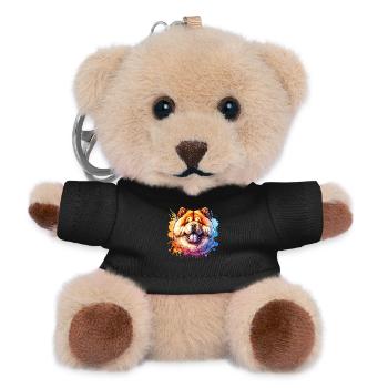 Chowchow Motif - Porte-clés ourson - noir - Devant