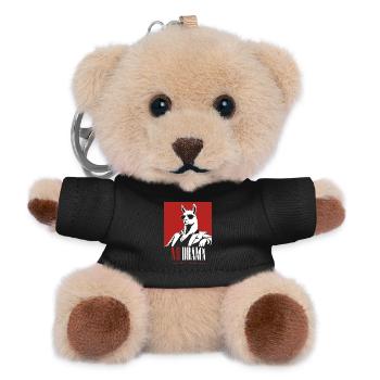 Pas de drame, juste Lama rétro Lama - Porte-clés ourson - noir - Devant