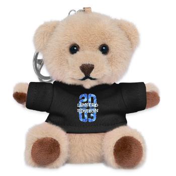 LIMITED EDITION 2003 23 YEARS 23RD BIRTHDAY - Teddy Keyring - black - Front