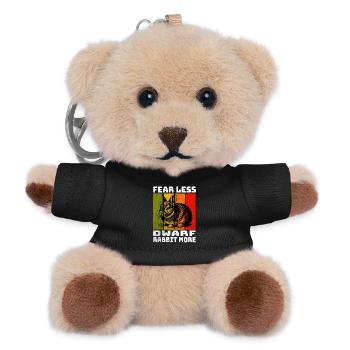 Lapin nain Zwergkaninchen - Porte-clés ourson - noir - Devant