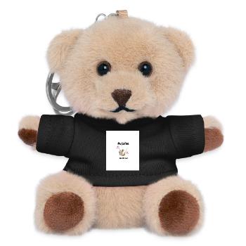 Putzfee  - Teddy Schlüsselanhänger - Schwarz - Vorne
