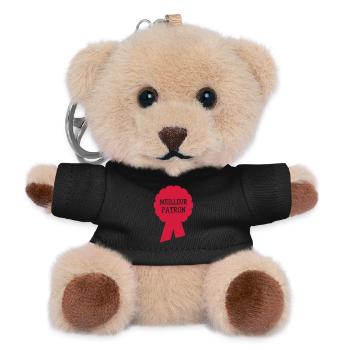 Meilleur Patron - Porte-clés ourson - noir - Devant