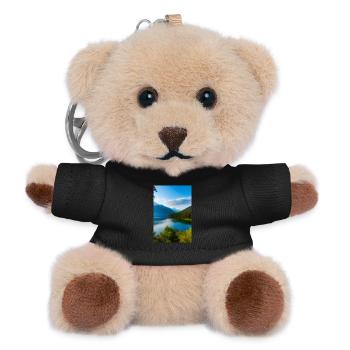 Landscape with lake and mountains - Teddy Keyring - black - Front