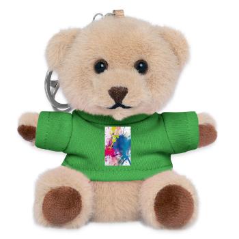 Splashes of color. Painting - Teddy Keyring - green - Front