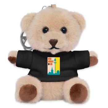 Die 3-faltigkeit der Kerb - Teddy Schlüsselanhänger - Schwarz - Vorne