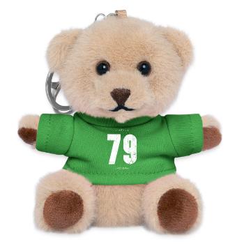 Vintage 79 T-Shirt in limitierter Auflage - Teddy Schlüsselanhänger - Grün - Vorne