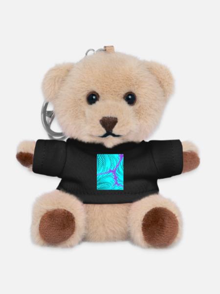 Blitz - Teddy Schlüsselanhänger - Schwarz