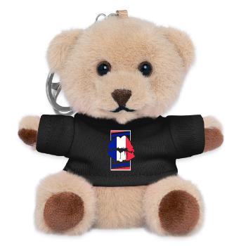 Frankreich - Teddy Schlüsselanhänger - Schwarz - Vorne