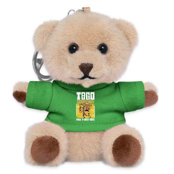 Fête de l'énergie des tacos - Porte-clés ourson - vert - Devant