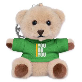 You Do You Funny Self-Confidence Freedom Logo - Teddy Keyring - green - Front