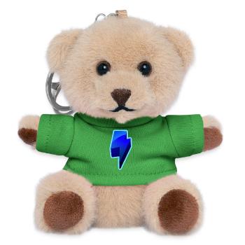NeonBlitz Lightning Grafik Blau - Teddy Schlüsselanhänger - Grün - Vorne