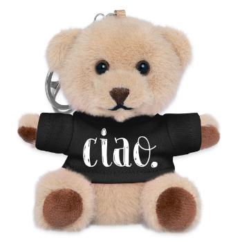 ciao - Teddy Schlüsselanhänger - Schwarz - Vorne