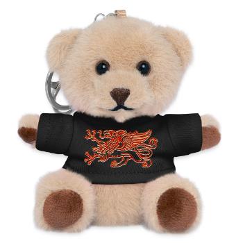 Rostock - Greif - Teddy Schlüsselanhänger - Schwarz - Vorne