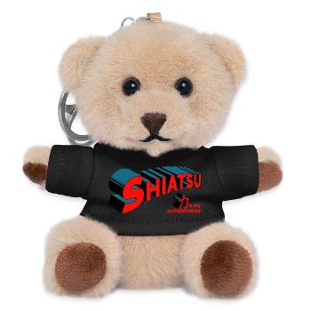 Shiatsu is my Superpower Shiatsu Superkraft - Teddy Schlüsselanhänger - Schwarz - Vorne