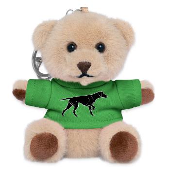 Vorstehhund - Teddy Schlüsselanhänger - Grün - Vorne